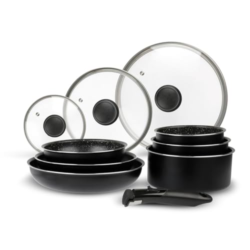 Batterie de Cuisine Aluminium 10 Pièces Sitram