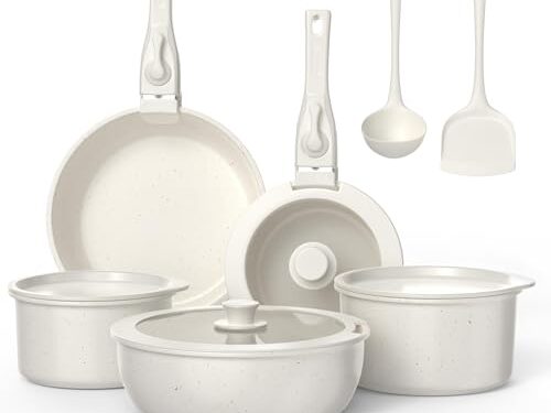 Batterie de Cuisine Céramique Antiadhésive 13 Pièces