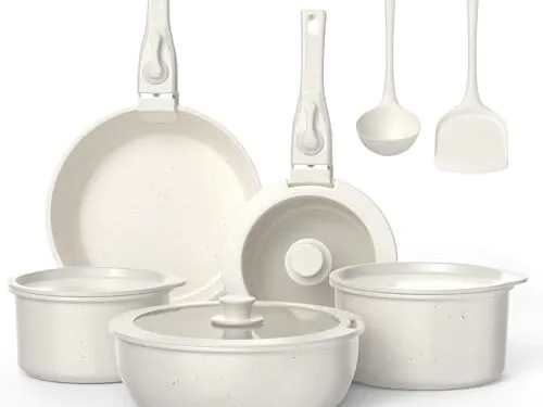 Batterie de Cuisine Céramique Antiadhésive 13 Pièces
