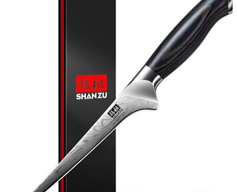 Couteau à Filet Poisson SHAN ZU 18cm