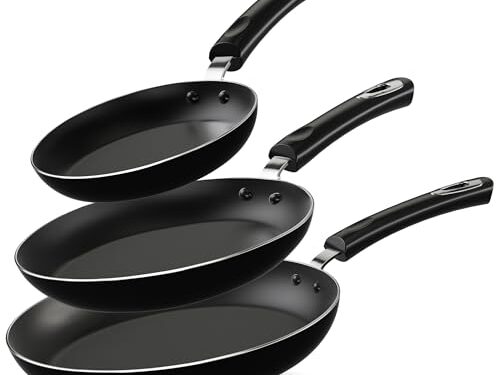Ensemble de 3 poêles antiadhésives KICHLY