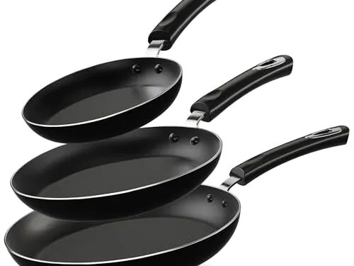 Ensemble de 3 poêles antiadhésives KICHLY