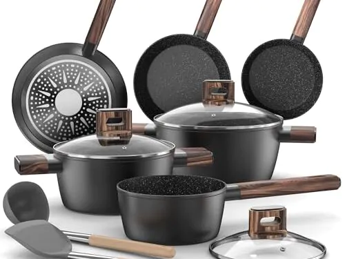 Ensemble de batterie de cuisine 11 pièces