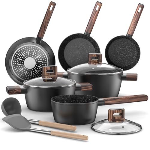 Ensemble de batterie de cuisine 11 pièces