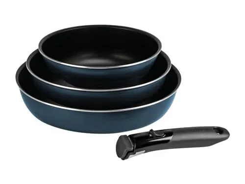 Lot de 3 Poêles Aluminium Anti-Adhésif