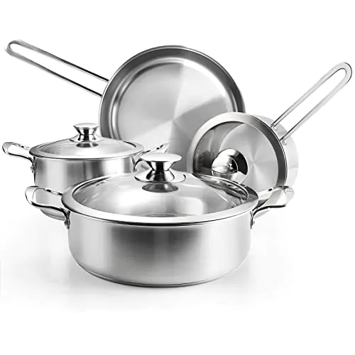 Batterie de Cuisine Wodillo en Acier Inoxydable
