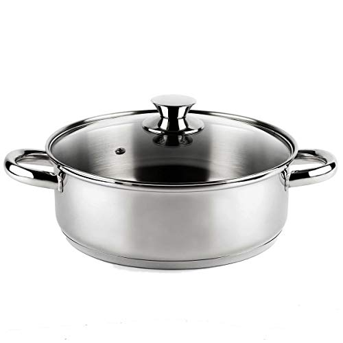 Casserole à Induction en Acier Inoxydable