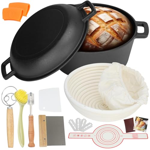Cocotte en fonte 4,7 litres multifonctionnelle