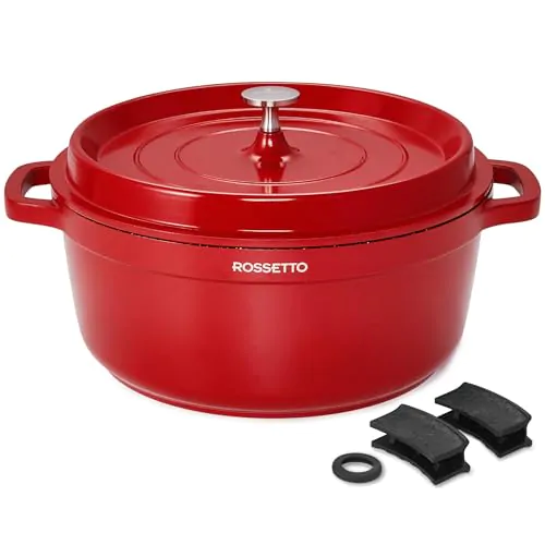 Cocotte en fonte d’aluminium ROSSETTO 28 cm