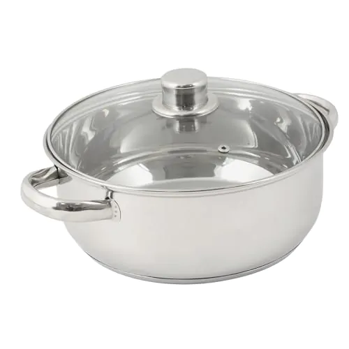 Faitout Inox Crealys 4L avec Couvercle
