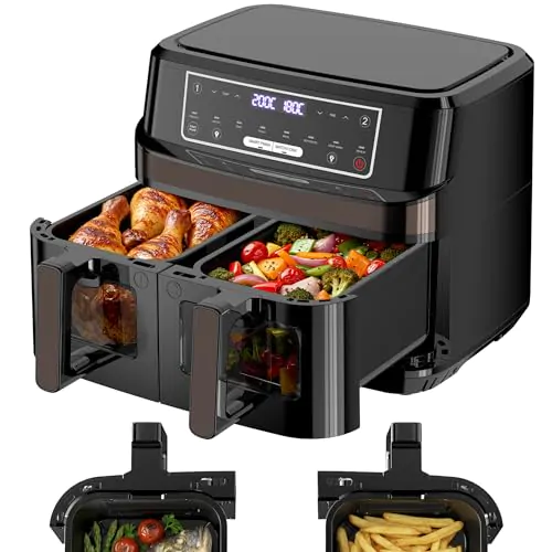 Friteuse à Air Double Compartiment 10L