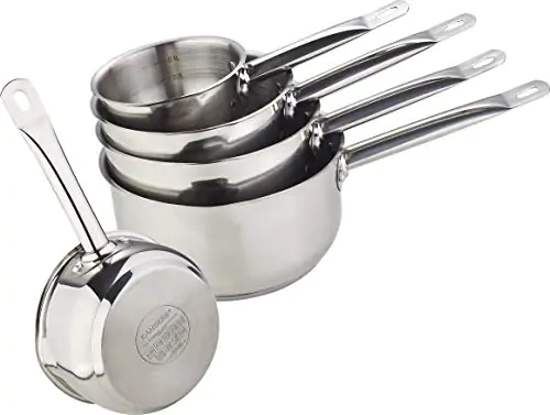 Kamberg Pro - Ensemble de Casseroles Inox 5 Pièces