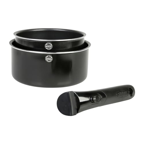 Lot de 2 Casseroles Aluminium Recyclé SITRAM