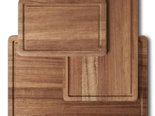 Lot de 3 Planches à Découper en Acacia