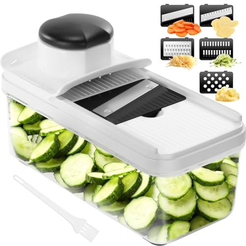 Mandoline Professionnelle avec 5 Lames