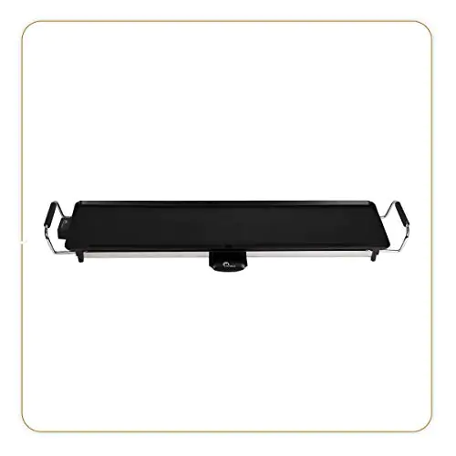Plancha électrique XXL 90 cm pour 10 personnes