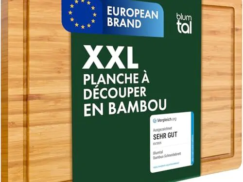 Planche À Découper Bois Bambou Grande Taille