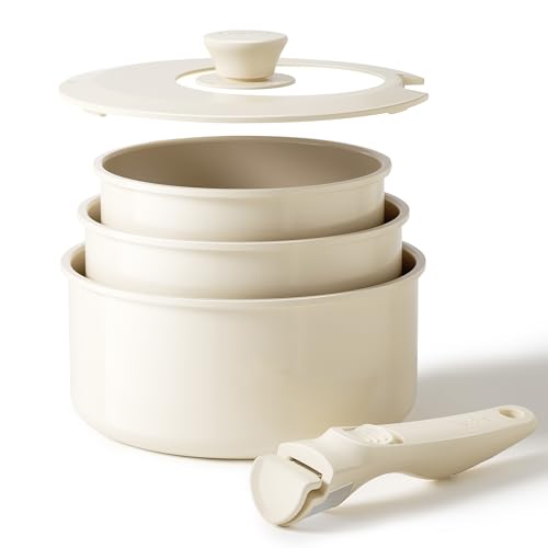 Set de Casseroles en Céramique Amovibles