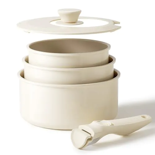 Set de Casseroles en Céramique Amovibles