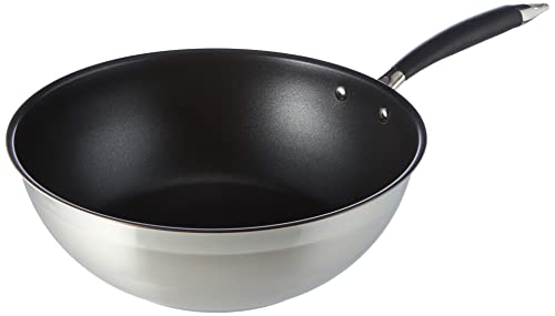 Wok Amazon Basics 28 cm en Acier