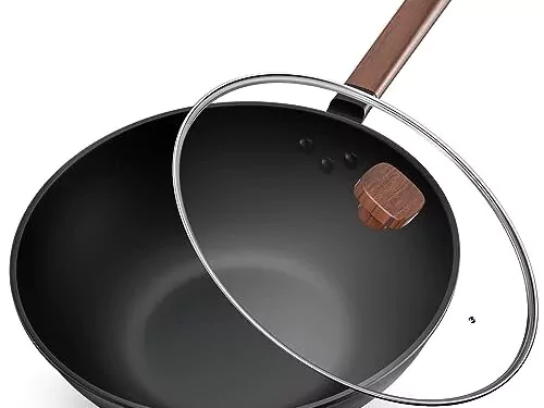 Wok en Acier au Carbone Jobin 33 cm
