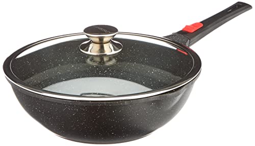Wok Kamberg 30 cm en Fonte d'Aluminium