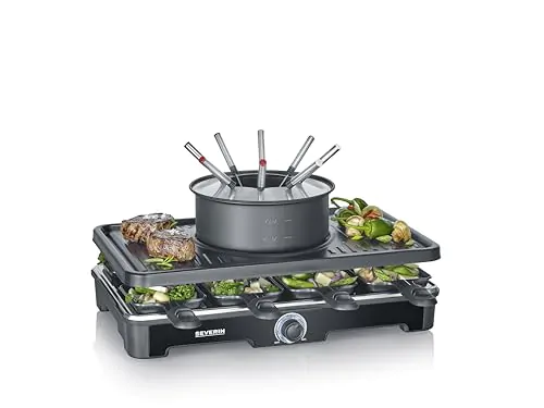 Appareil à Fondue et Raclette SEVERIN 2 en 1