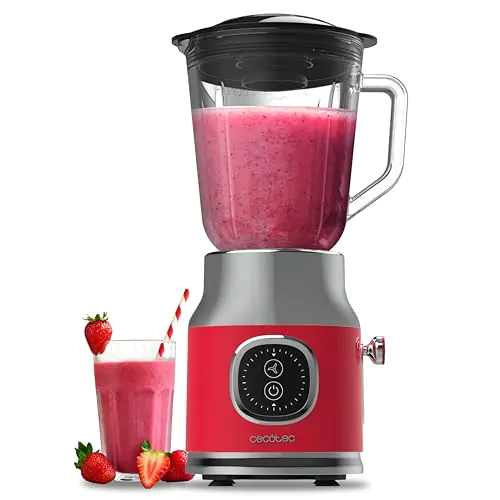 Mixeur Rétro Cecotec Rouge 800 W