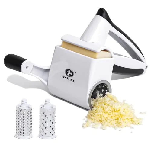 Râpe à fromage rotative 2 en 1 ANJUKE