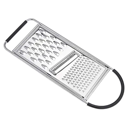 Râpe plate en acier inoxydable Amazon Basics