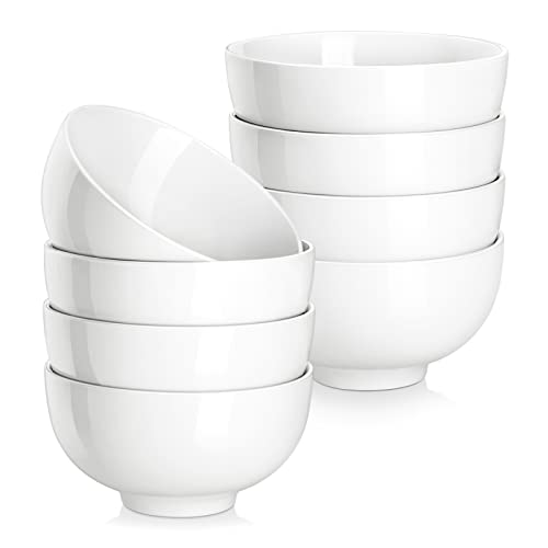 Ensemble de 8 Bols en Porcelaine