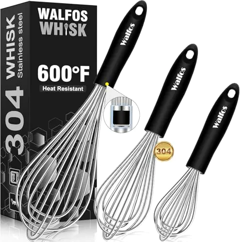 Kit de fouets en acier inoxydable Walfos