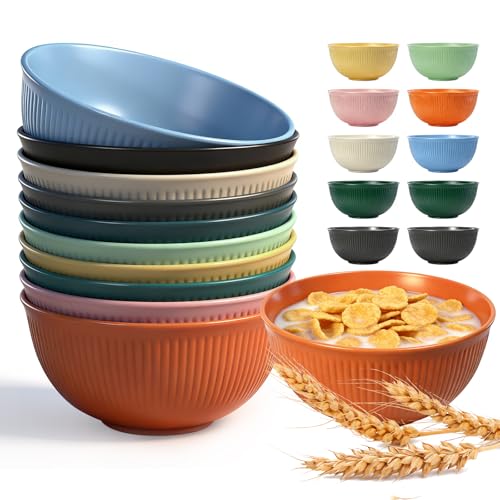 Lot de 10 Bols en Plastique Multicolores