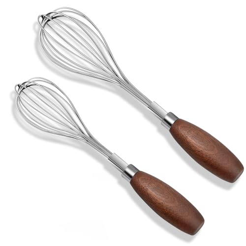 Lot de 2 Fouets en Acier Inoxydable