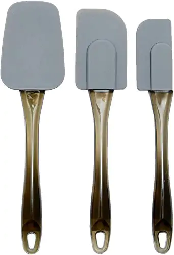Lot de 3 spatules en silicone Amazon Basics