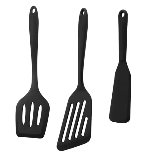 Lot de 3 spatules en silicone antiadhésives
