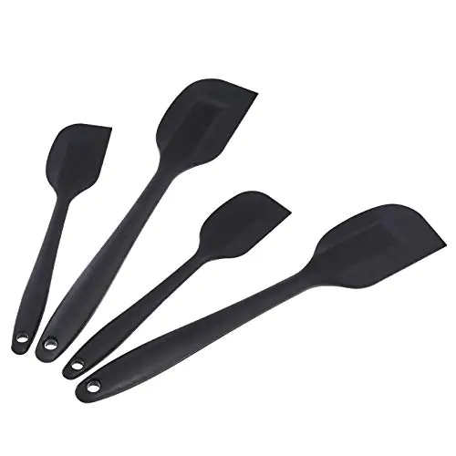 Lot de 4 spatules en silicone Amazon Basics