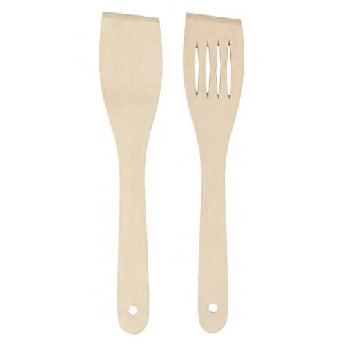 Set de 2 spatules en bois 30 cm