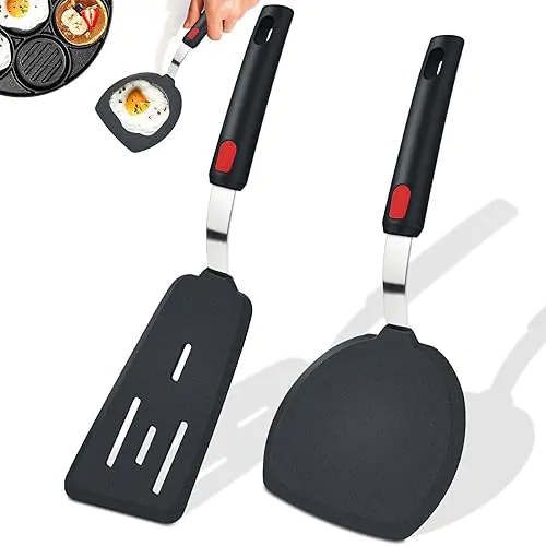 Spatules en Silicone de Cuisine - 2 Pièces