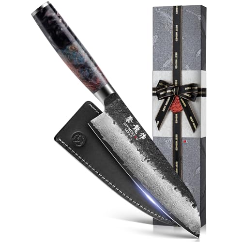 Couteau Santoku Japonais Damas 18cm