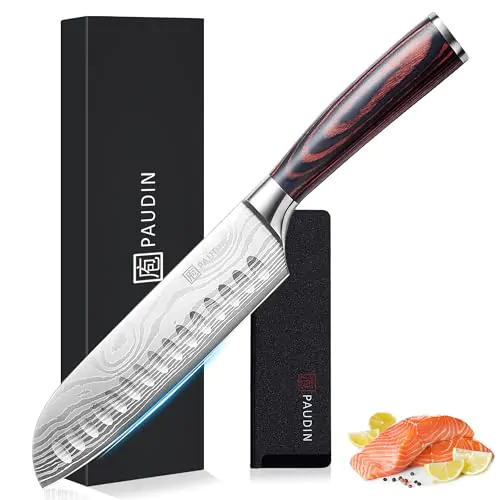 Couteau Santoku PAUDIN 17 cm Professionnel