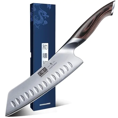HOSHANHO Couteau Santoku de 18 cm