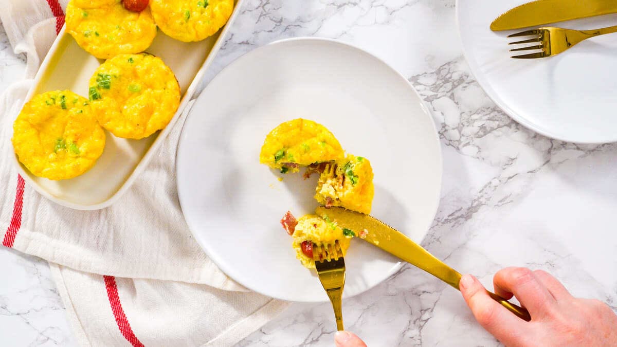 Magdalenas saladas de queso