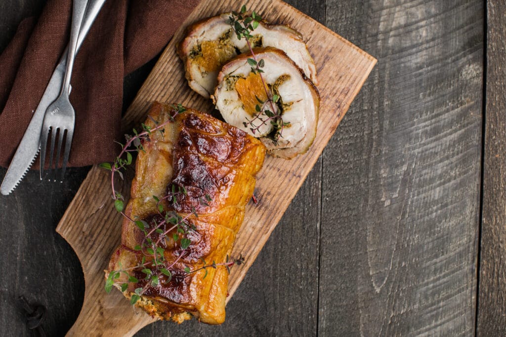 verduras para acompañar un cerdo asado