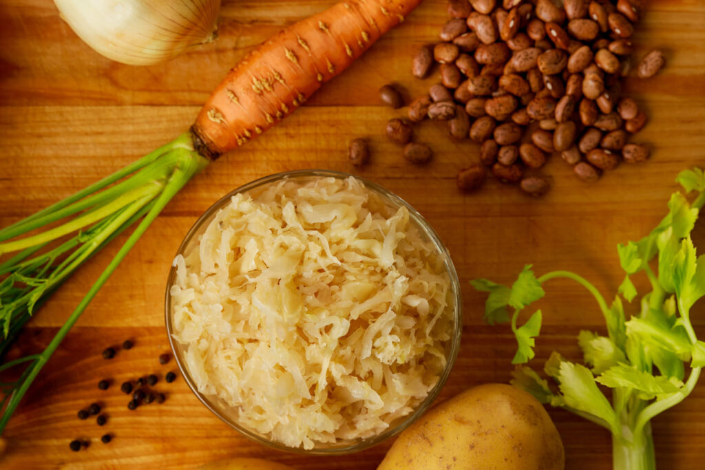 recalentar el chucrut