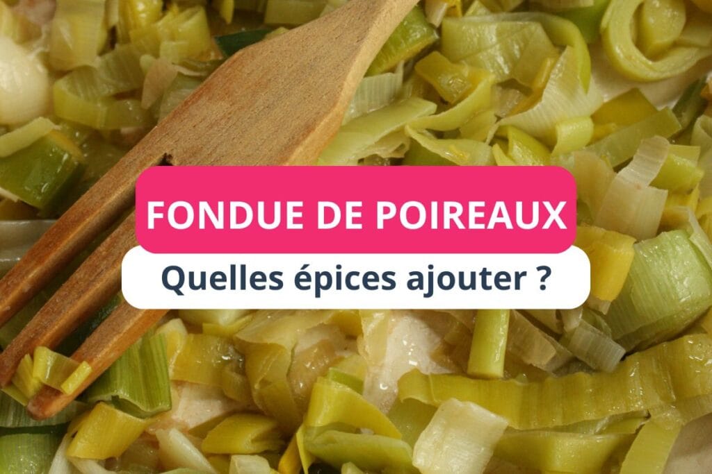 ¿Qué especias debo usar para una fondue de puerros?