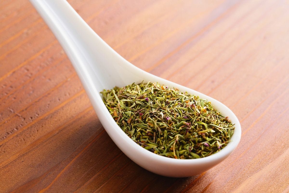 ¿Qué especias debo usar para una fondue de puerros? Tomillo