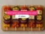 Brochetas de aperitivo para preparar el día anterior