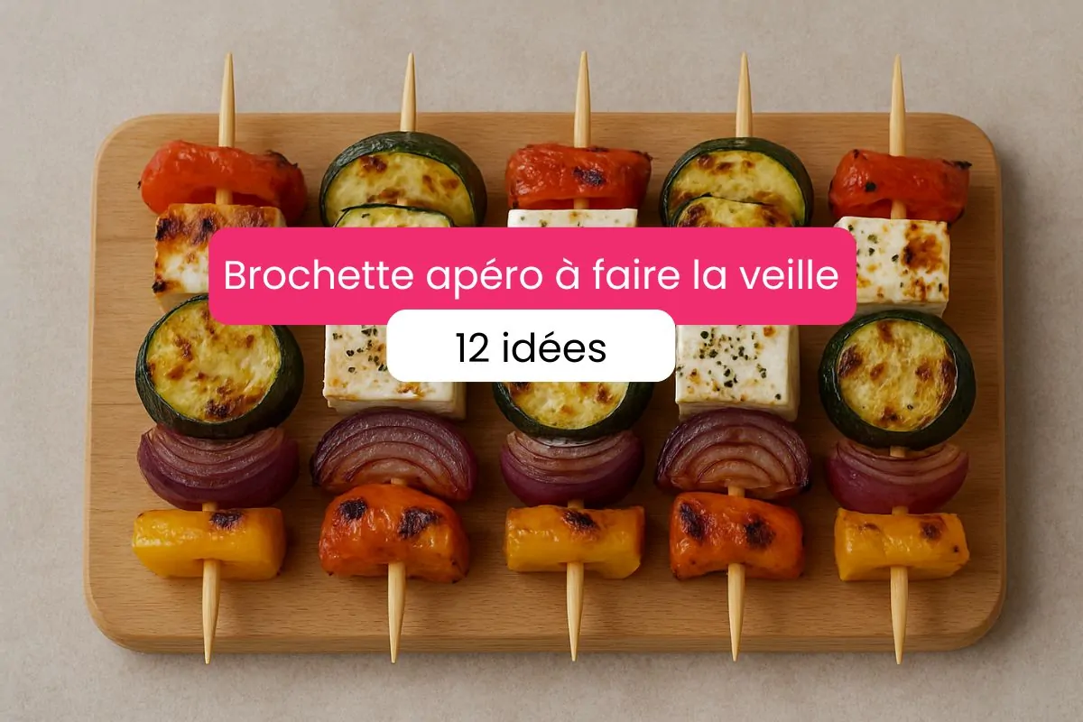 Brochette apéro à faire la veille