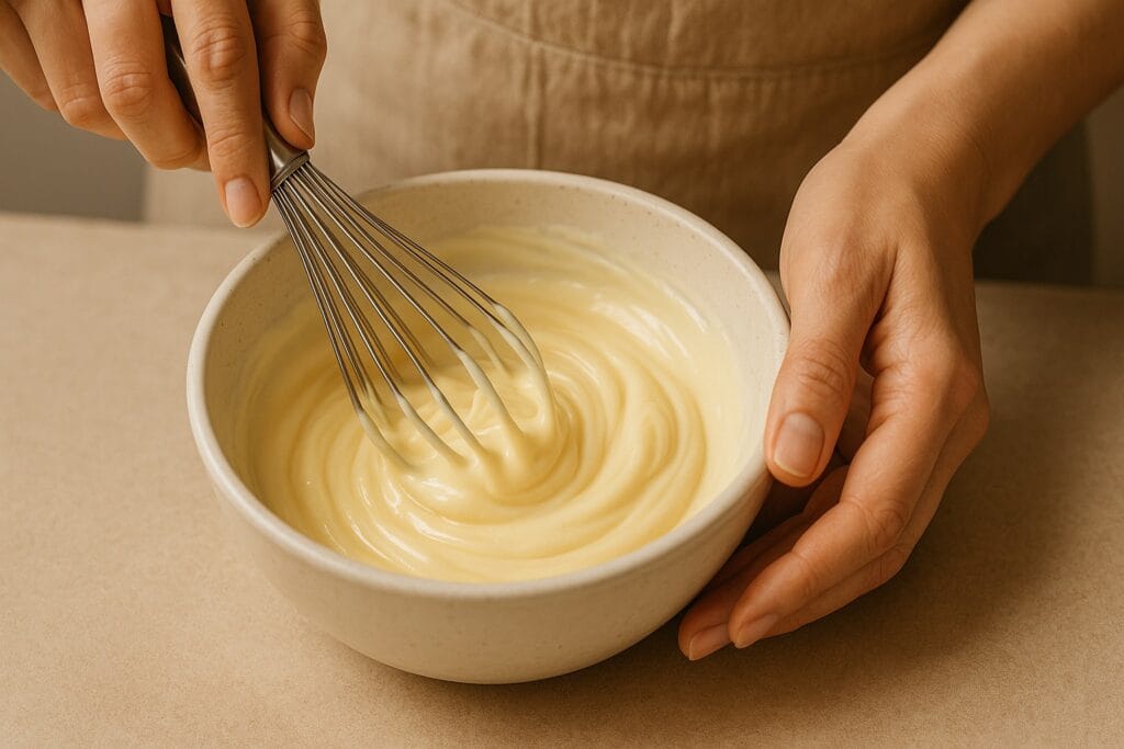 Przygotowanie japońskiego majonezu